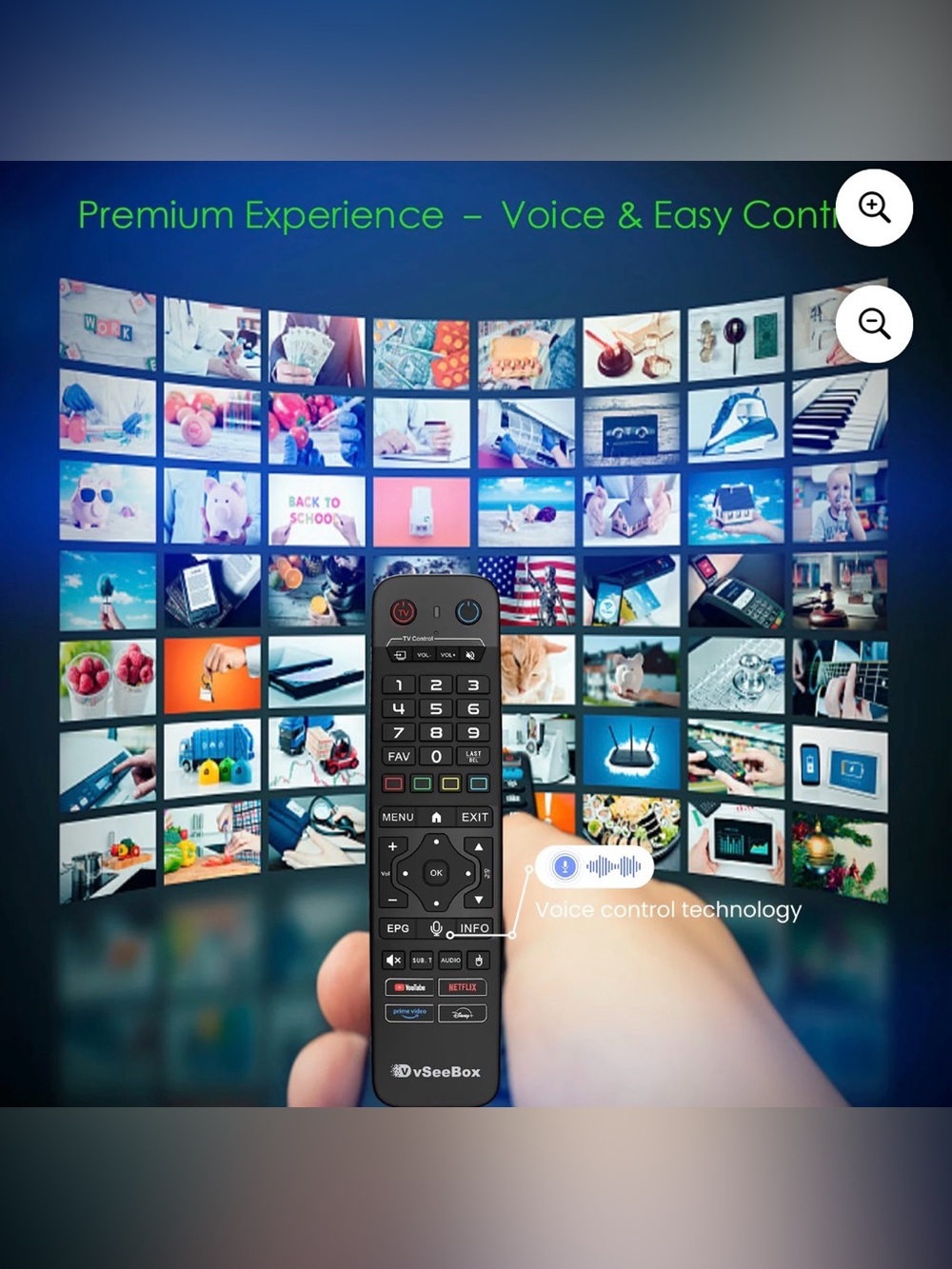 vSeeBox V6 Plus Voice Control 8K HDR Split-Screen Mode WiFi 6 New Upgrade - Picture 4 of 5